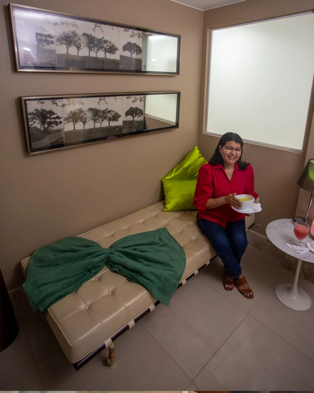 Suíte de repouso com toalete privativo