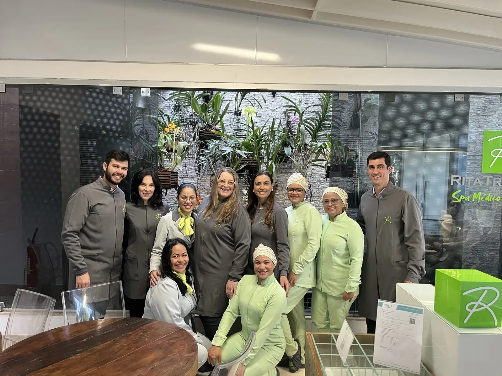 Equipe da Rita Trindade na clínica